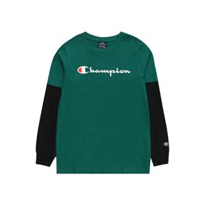 Champion Authentic Athletic Apparel Tričko zelená / černá / bílá