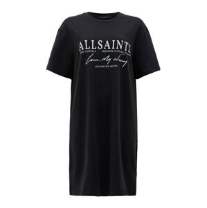 AllSaints Šaty 'RISTA' černá / bílá