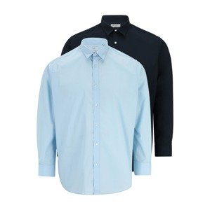 Jack & Jones Plus Košile 'JOE' noční modrá / světlemodrá