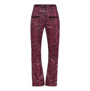 CHIEMSEE Outdoorové kalhoty pink / černá