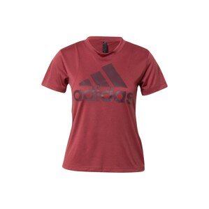 ADIDAS SPORTSWEAR Funkční tričko lilek / tmavě červená