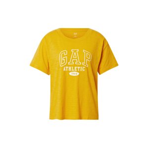 GAP Tričko 'Easy Athletic' žlutá / bílá