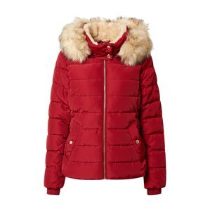 ONLY Zimní bunda 'Camilla' béžová / červená