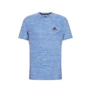 ADIDAS SPORTSWEAR Funkční tričko modrý melír / černá