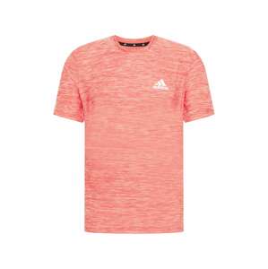 ADIDAS SPORTSWEAR Funkční tričko brusinková / pastelově červená / bílá