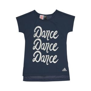 ADIDAS PERFORMANCE Funkční tričko 'Dance'  tmavě modrá / bílá