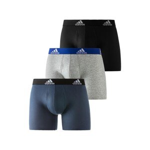 ADIDAS SPORTSWEAR Sportovní spodní prádlo chladná modrá / šedý melír / černá