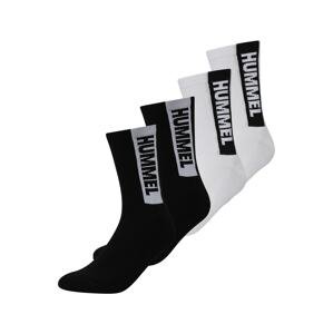 Hummel Ponožky  šedá / černá / bílá