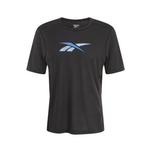 Reebok Sport Funkční tričko 'Graphic Athlete'  modrá / černá / bílá