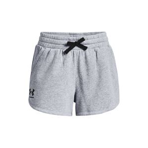 UNDER ARMOUR Sportovní kalhoty 'Rival' šedá / šedý melír / černá