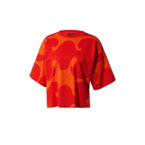 ADIDAS SPORTSWEAR Funkční tričko oranžová / červená / černá