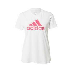 ADIDAS PERFORMANCE Funkční tričko jasně oranžová / světle růžová / bílá