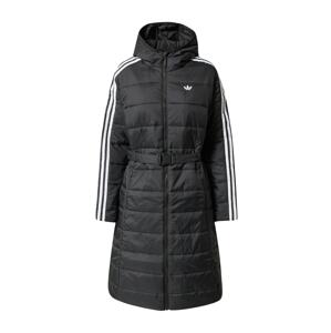 ADIDAS ORIGINALS Zimní kabát černá / bílá