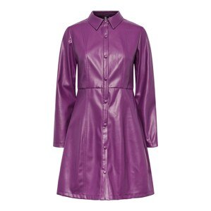 PIECES Košilové šaty 'Anette'  tmavě fialová