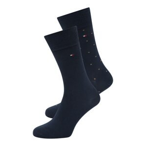 Tommy Hilfiger Underwear Ponožky  námořnická modř / světle hnědá / červená / bílá