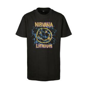 Mister Tee Kids Tričko 'Nirvana Lithium Tee'  modrá / žlutá / černá