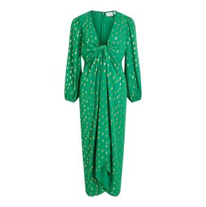 VILA Společenské šaty 'LUCA'  zlatá / zelená