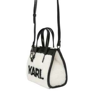 Karl Lagerfeld Kabelka 'Skuare'  černá / bílá