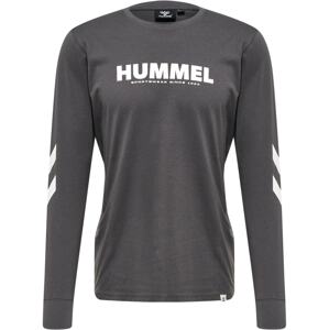 Hummel Funkční tričko 'Legacy' tmavě šedá / bílá