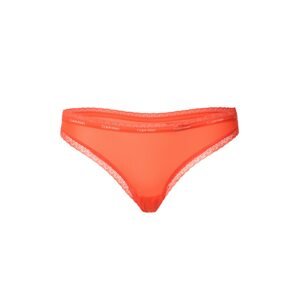 Calvin Klein Underwear Tanga  oranžová / bílá