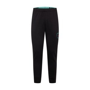 NIKE Sportovní kalhoty aqua modrá / pink / černá