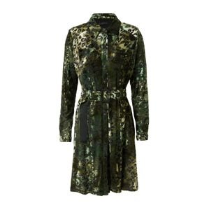 GUESS Košilové šaty 'Ebonie'  zelená / olivová / černá