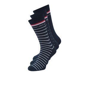 JACK & JONES Ponožky  námořnická modř / červená / bílá