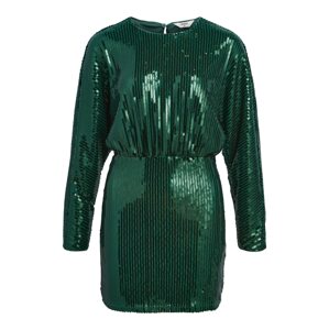 OBJECT Koktejlové šaty 'Kiwi' tmavě zelená