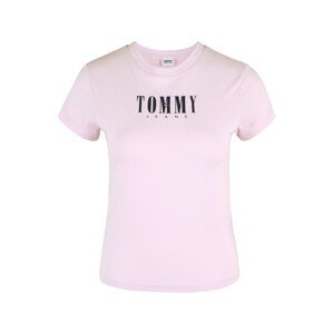 Tommy Jeans Tričko šeříková / červená / černá / bílá