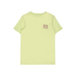 BILLABONG Funkční tričko 'CRAYON WAVE'  pastelově žlutá / antracitová / fialová / lososová
