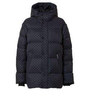 Karl Lagerfeld Zimní bunda  námořnická modř / černá