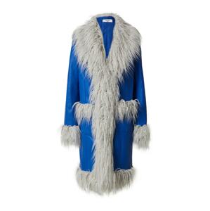 SHYX Přechodný kabát 'Nina' královská modrá / světle šedá