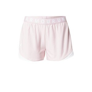 UNDER ARMOUR Sportovní kalhoty 'Play Up Shorts 3.0' růžová / offwhite
