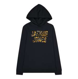 Jack & Jones Junior Mikina 'PEACEWALKER' khaki / oranžová / černá