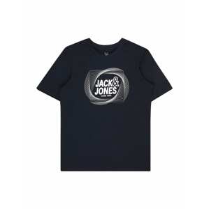 Jack & Jones Junior Tričko 'LUCA' námořnická modř / bílá