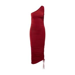 WAL G. Koktejlové šaty 'CALI' vínově červená