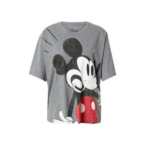 Frogbox Tričko 'Mickey Mouse' šedá / červená / černá / bílá