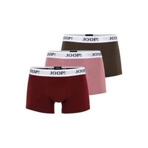 JOOP! Boxerky  khaki / světle růžová / bordó / bílá