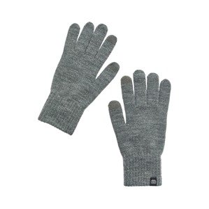 Pull&Bear Prstové rukavice  šedý melír