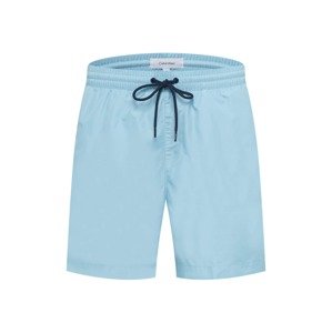 Calvin Klein Swimwear Plavecké šortky námořnická modř / světlemodrá / bílá