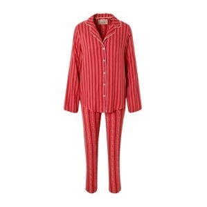 TRIUMPH Pyžamo 'Boyfriend' červená / tmavě červená / bílá