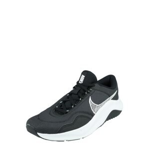 NIKE Sportovní boty 'Legend Essential 3'  šedá / černá / bílá