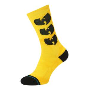 Stance Sportovní ponožky 'ENTER THE WU'  tyrkysová / žlutá / černá