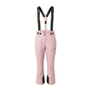 4F Outdoorové kalhoty  růžová / černá
