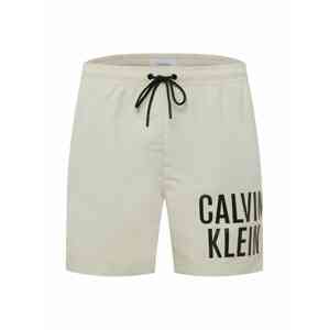 Calvin Klein Swimwear Plavecké šortky režná / černá