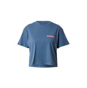 NAPAPIJRI Tričko  tmavě modrá / pink / starorůžová / bílá