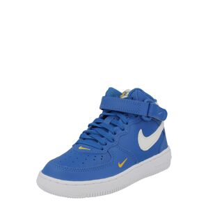 Nike Sportswear Tenisky 'Force 1' nebeská modř / žlutá / bílá