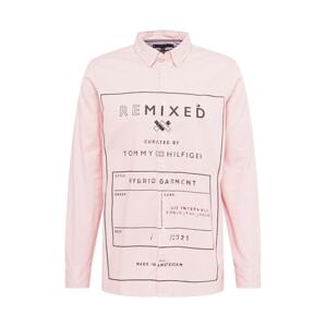 Tommy Remixed Košile růžová / černá / bílá