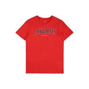 Jack & Jones Junior Tričko  námořnická modř / tmavě červená / bílá