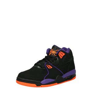 Nike Sportswear Kotníkové tenisky 'Air Flight 89'  tmavě fialová / oranžová / černá